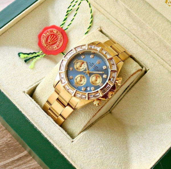 Rlx Oyster Perpetual Daytona Gold Blue Men Watch