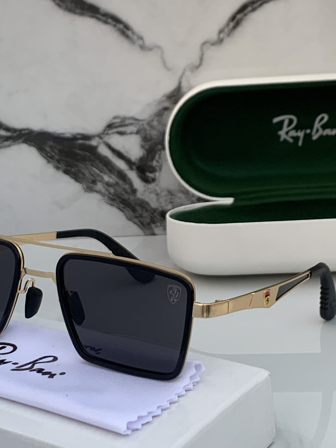 Branded  RB 3601 gold black Sunglasses (With Original Kit)