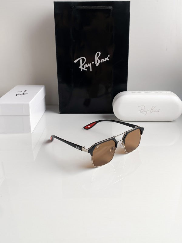 Branded Rb Black Gold Sunglasses Bt (With Original Kit)